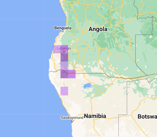 Map of Angola