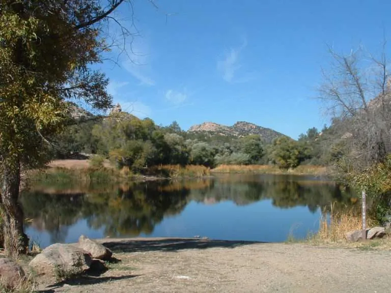 Arizona Granite Basin at Prescott National Forest Scene