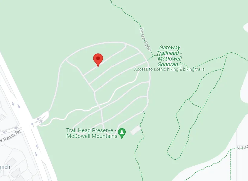 Arizona McDowell Sonoran Conservancy Map
