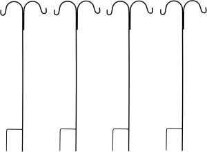 Gray Bunny Bird Feeder Hooks