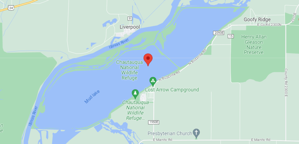 Illinois Chautauqua National Wildlife Refuge Map