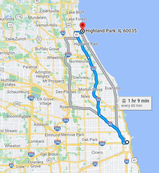Illinois Fort Sheridan Forest Preserve Directions