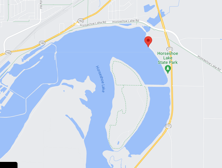 Illinois Horseshoe Lake State Park Map