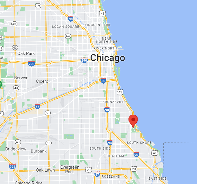 Illinois Jackson Park, Chicago Map