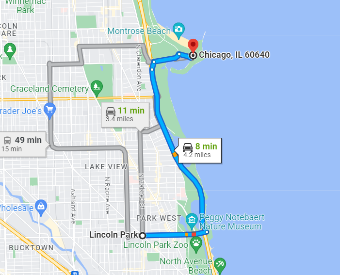 Illinois Montrose Point Bird Sanctuary Directions