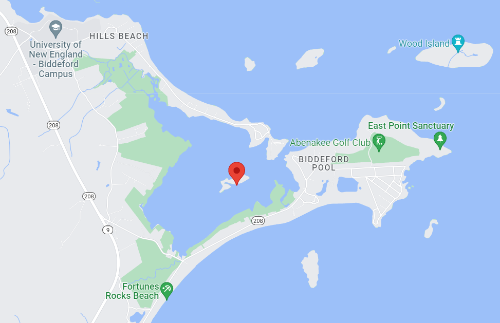Maine Biddeford Pool Map