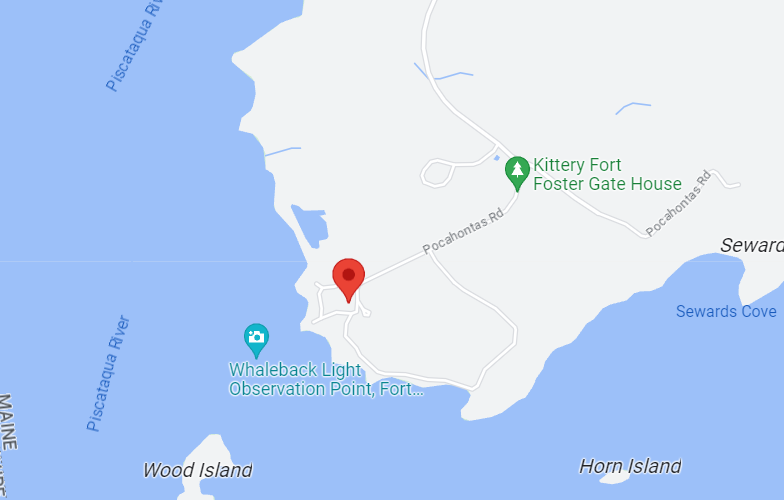 Maine Fort Foster Park Map