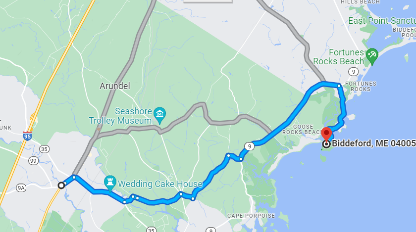 Maine Rachel Carson NWR Directions