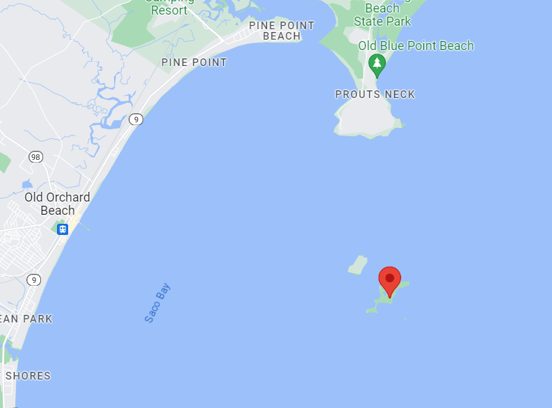 Maine Stratton Island Map