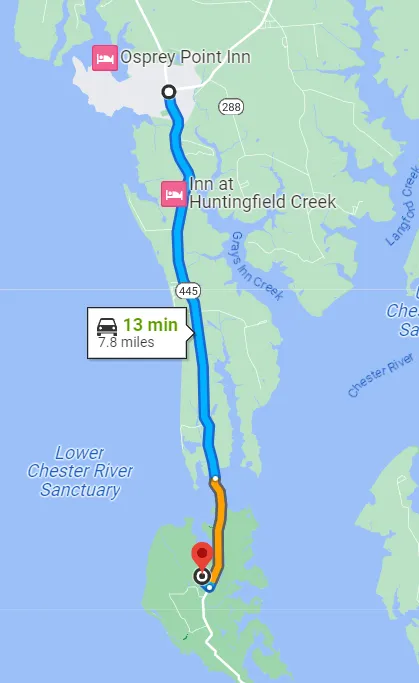 Maryland Eastern Neck NWR Directions