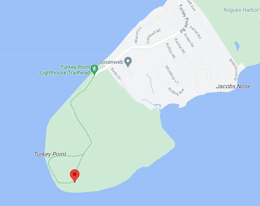 Maryland Elk Neck State Park Map