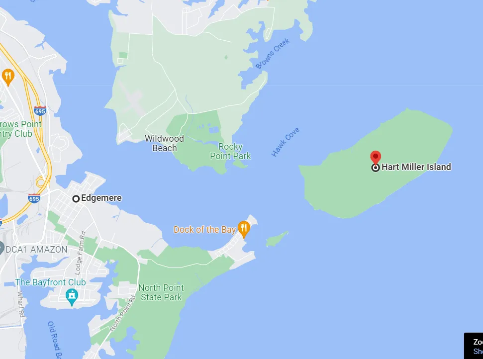 Maryland Hart-Miller Island Directions