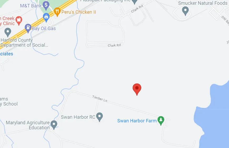 Maryland Swan Harbor Farm Map