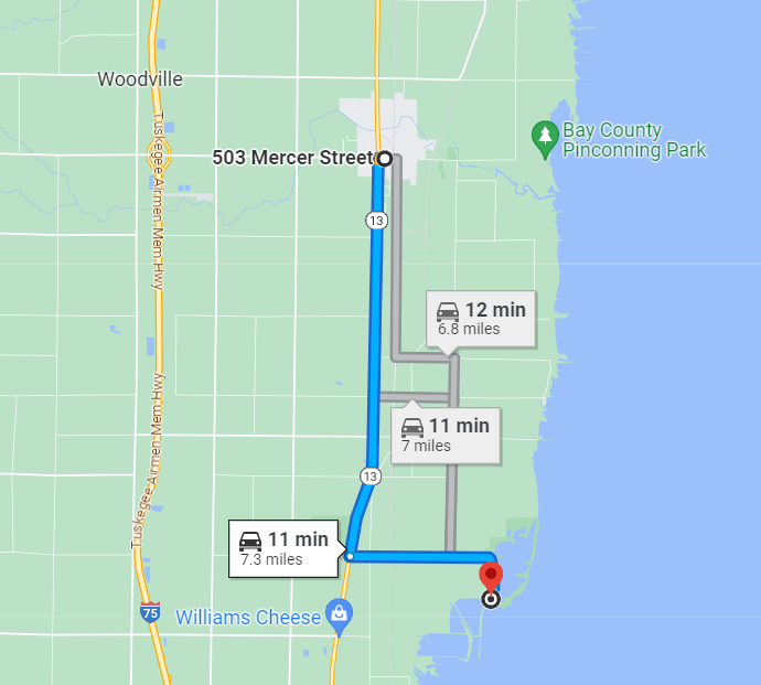 Michigan Nayanquing Point SWA Directions