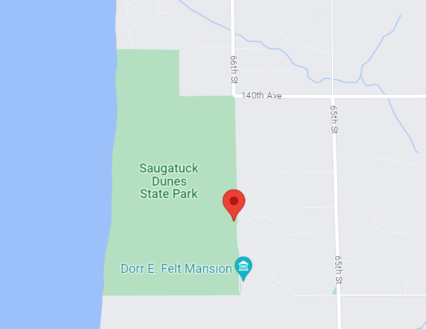 Michigan Saugatuck Dunes State Park Map
