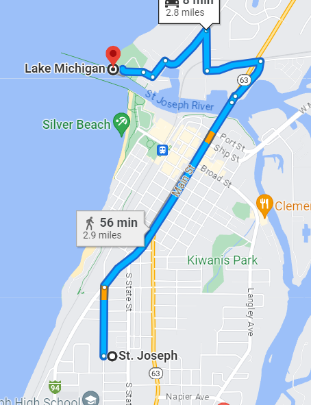 Michigan Tiscornia Park Directions