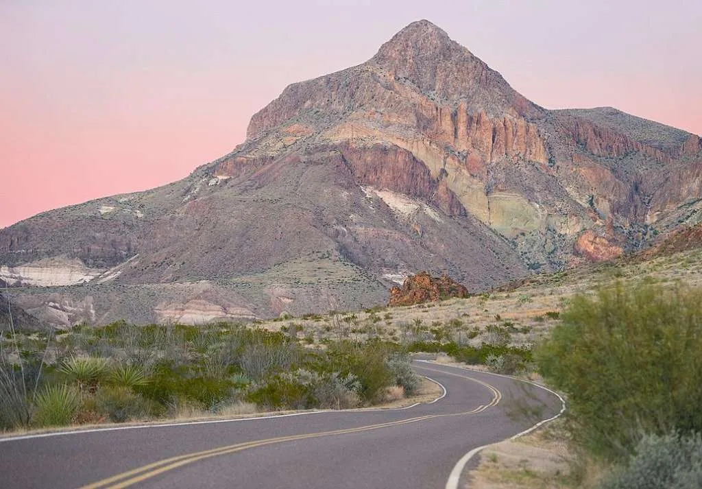 Texas Big Bend National Park Scene