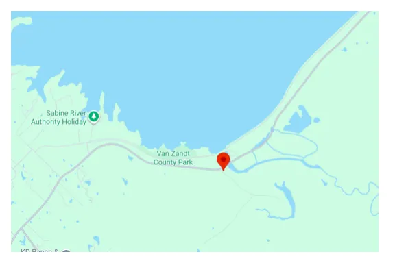 Texas Lake Tawakoni Dam Map