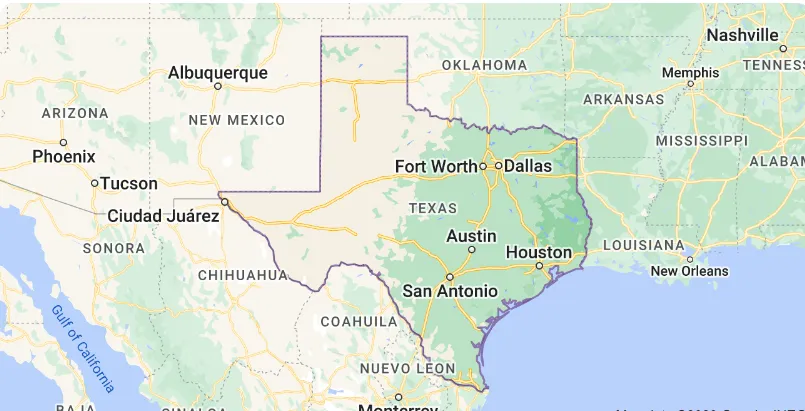 Texas Map