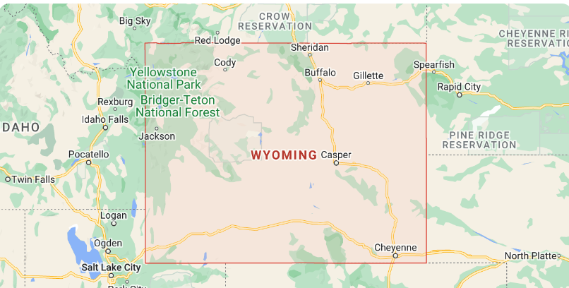 Wyoming Map