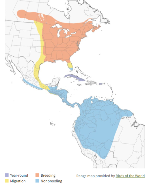 Broad-winged Hawk Range Map