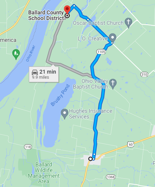 Kentucky Ballard WMA Directions