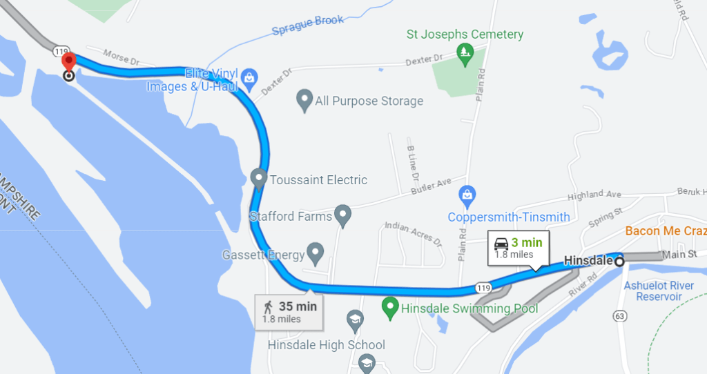 New Hampshire Hinsdale Setbacks Directions