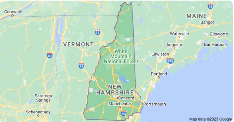 New Hampshire Map