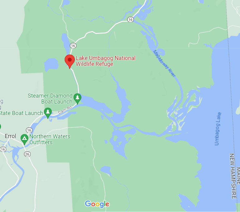 New Hampshire Umbagog NWR Map
