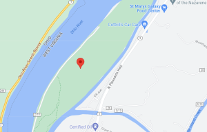 West Virginia Middle Island NWR Map