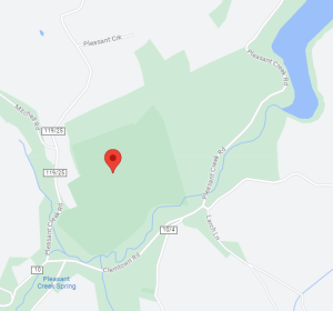 West Virginia Pleasant Creek WMA Map