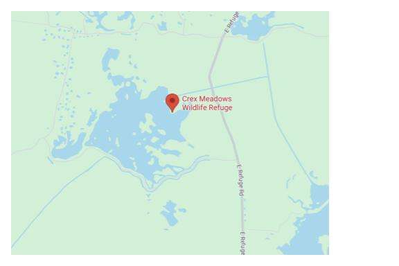 Wisconsin Crex Meadows Map