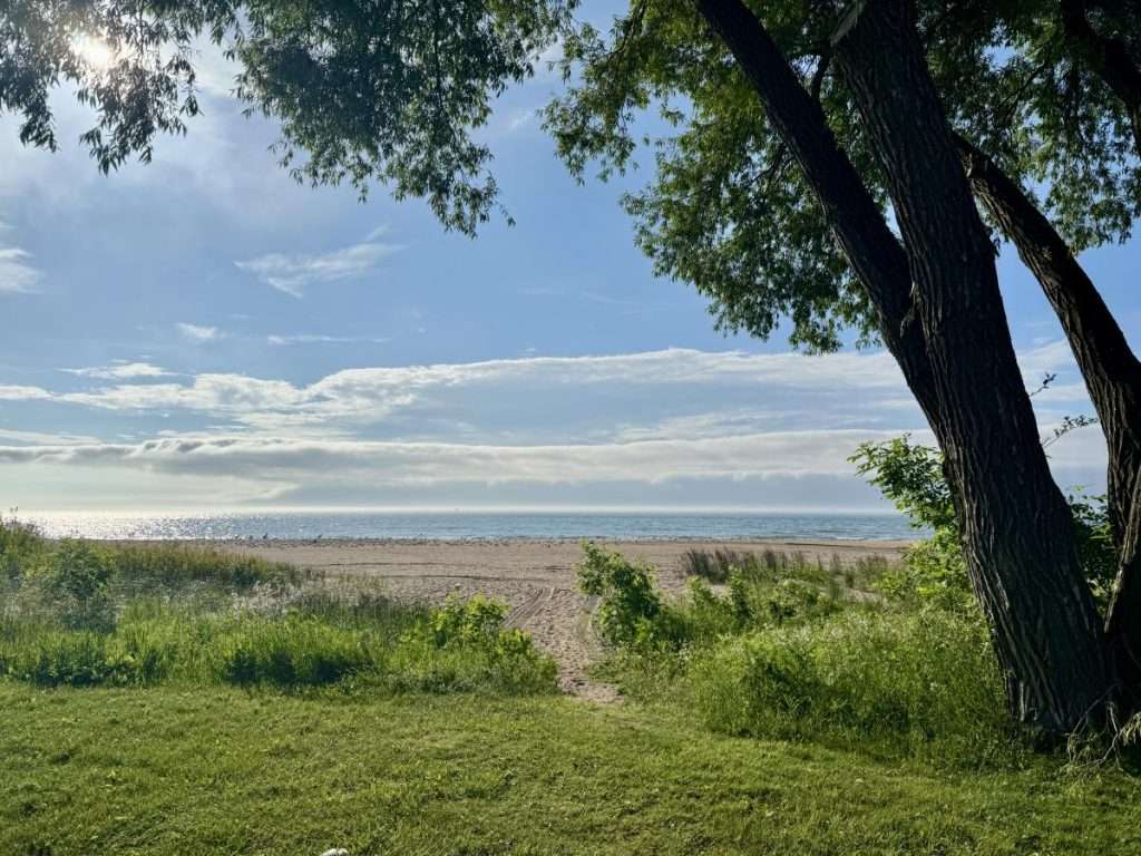 Wisconsin Manitowoc Lakefront Scene