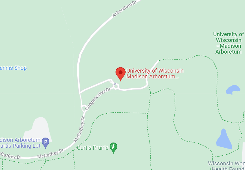 Wisconsin UW Madison Arboretum Map