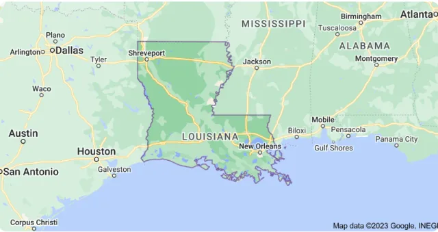 Louisiana Map