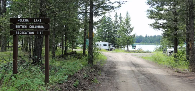 Montana Lake Helena Scene