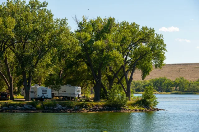 Nebraska Lake Ogallala Scene