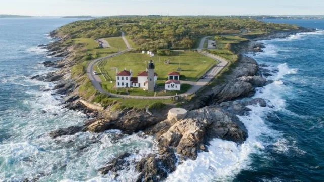 Rhode Island Beavertail State Park Scene