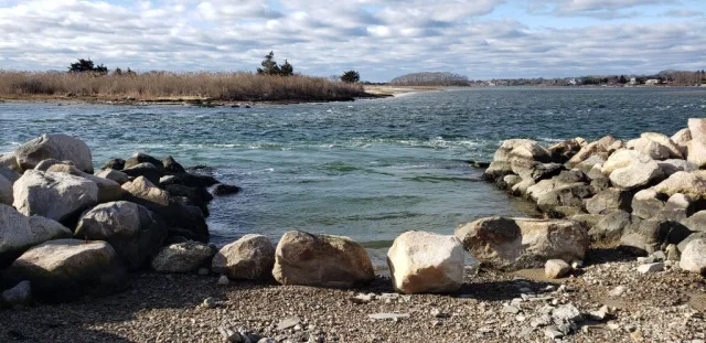 Rhode Island Quonochontaug Breachway Scene