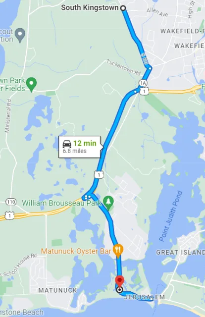 Rhode Island Succotash Marsh Map