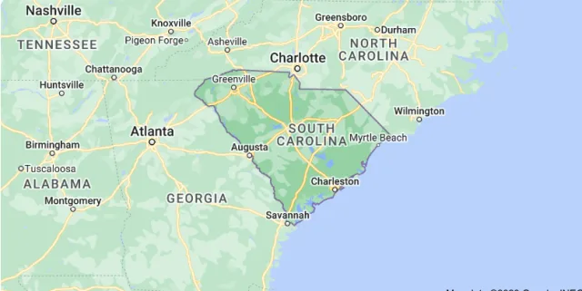 South Carolina Map