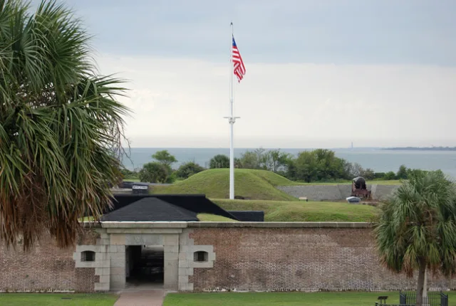 South Carolina Ft. Moultrie National Monument Scene