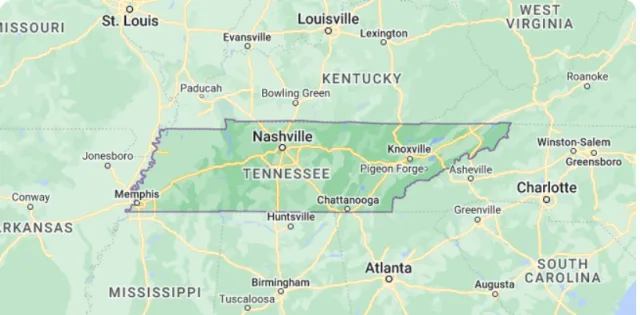 Tennessee Map