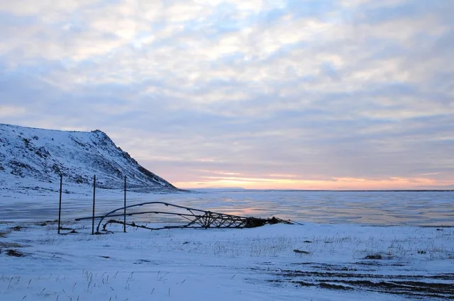 Alaska Gambell Scene
