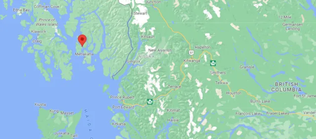 Alaska Ketchikan Map