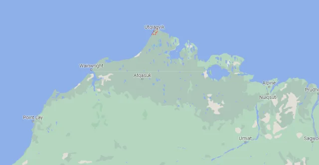 Alaska Utqiaġvik Map