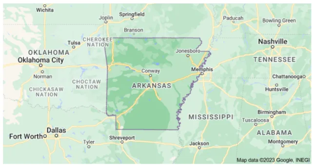 Arkansas Map