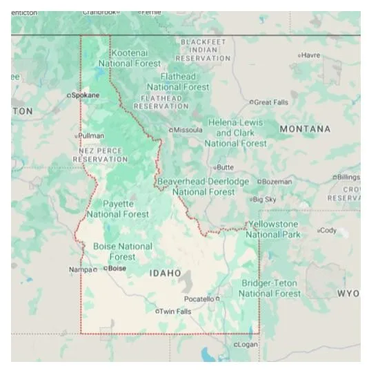 Idaho Map