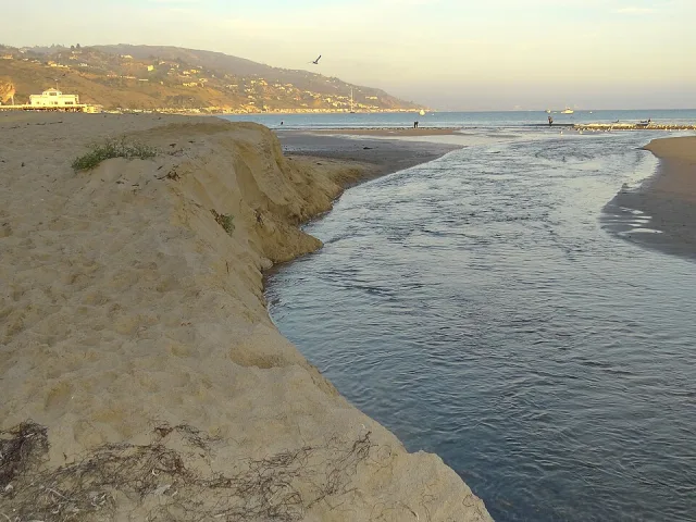 California Malibu Lagoon Scene