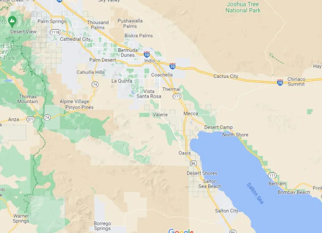 California Salton Sea State Park Map